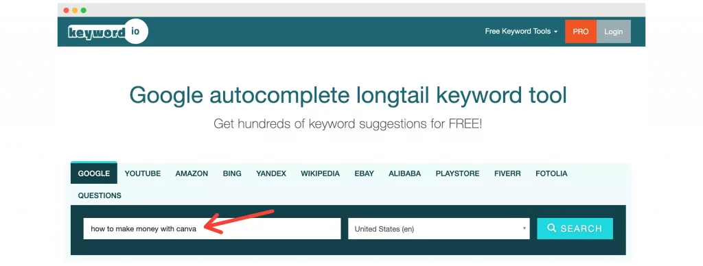 how to find low competition keywords