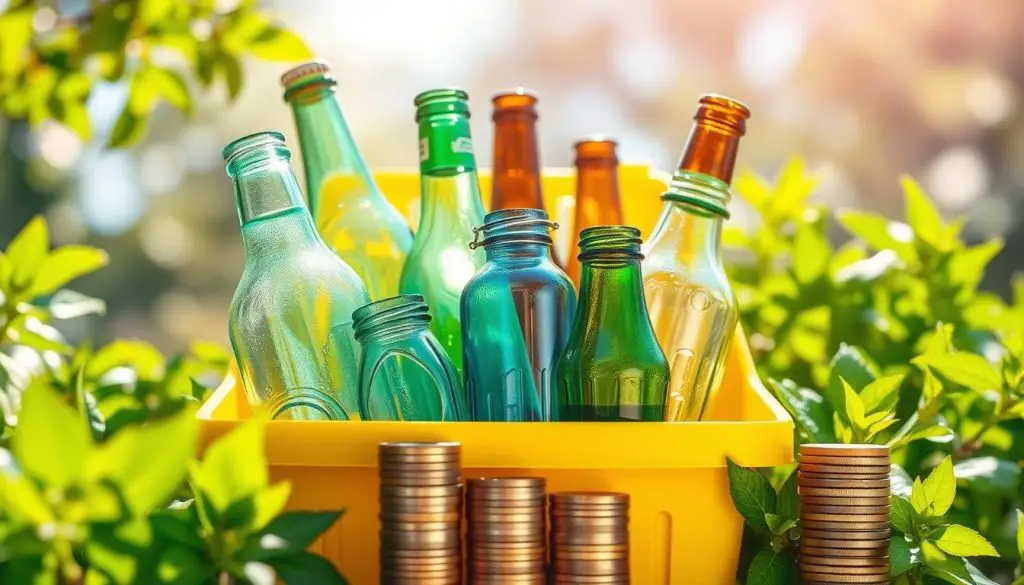 glass-bottle-recycling-profits make money recycling